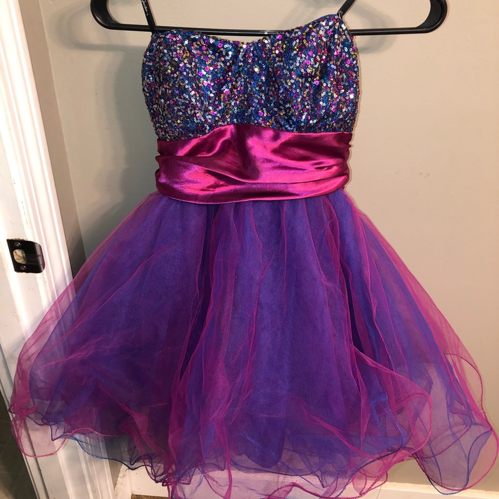 Strapless Semi Formal or Prom Dress